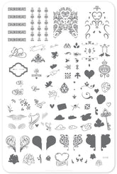 Vintage Victorian (CjS V-08) - Clear Jelly Stamping Plate